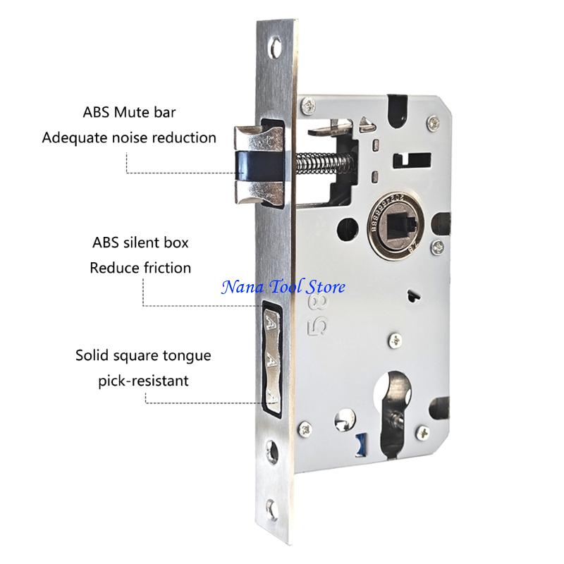 Home Security Installation - 31GJ Yükseltmeler Çinko Alaşım Kapı Kolu