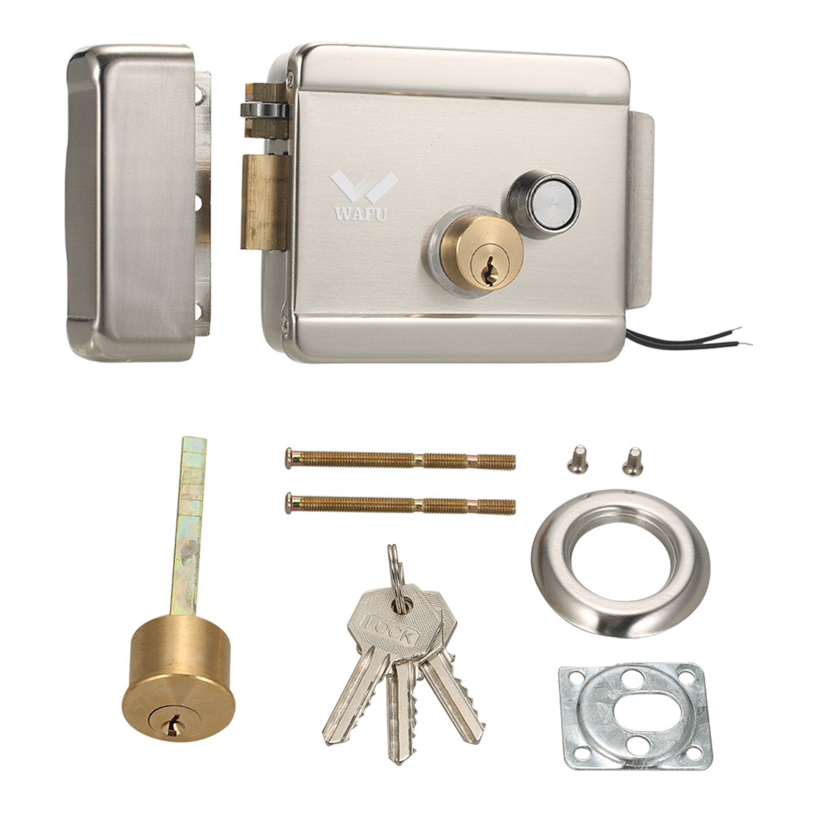 Home Security Officer - WAFU Akıllı Elektrikli Kapı Kapı Kilidi