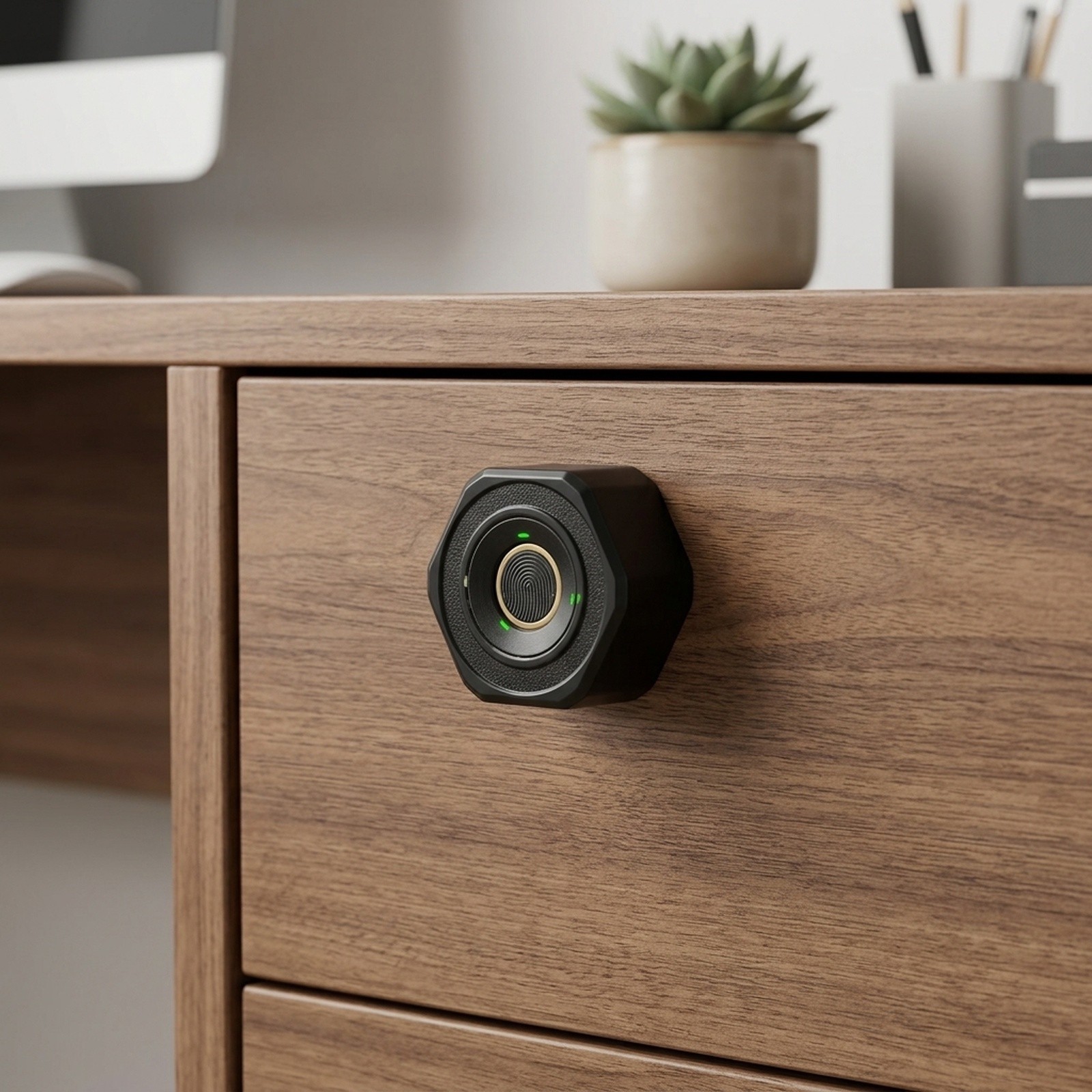 Home Security Features - Çok Fonksiyonlu Biyometrik Çekmece Kilidi, Ev