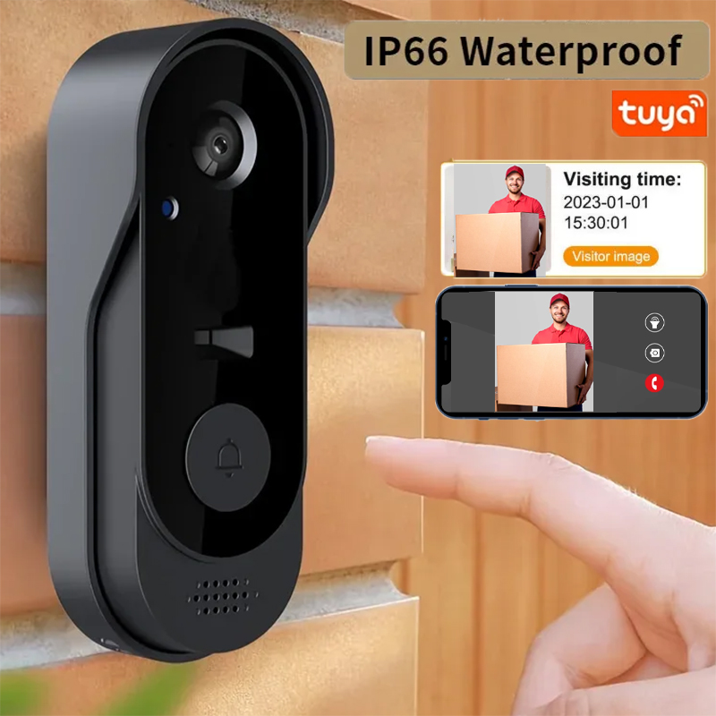 Home Security Bundle - Kamera ile kablosuz paket kapı zili