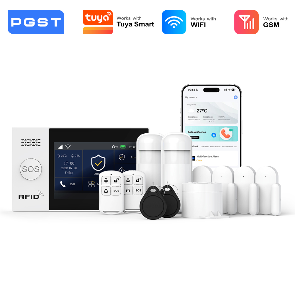 Home Security No Wifi - PGST 2G GSM WiFi Alarm Sistemi