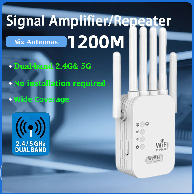 Home Security And Internet - KATORD 1200Mbps Kablosuz WiFi Tekrarlayıcı 2.4G&5G