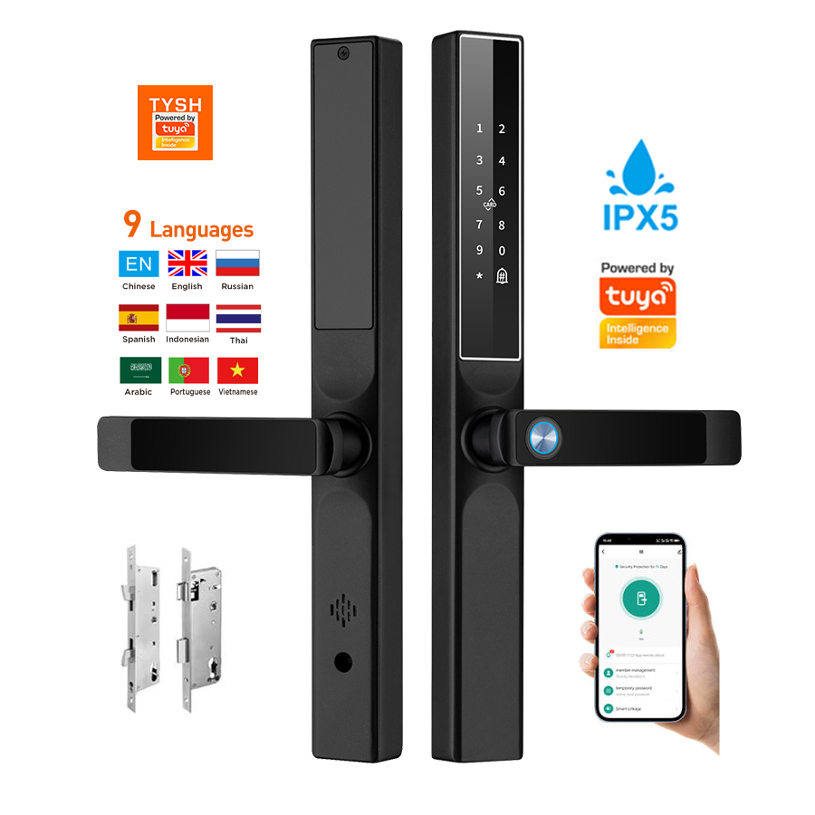 Home Security Installation - Tuya Uygulaması Parmak İzi Kapı Kilidi