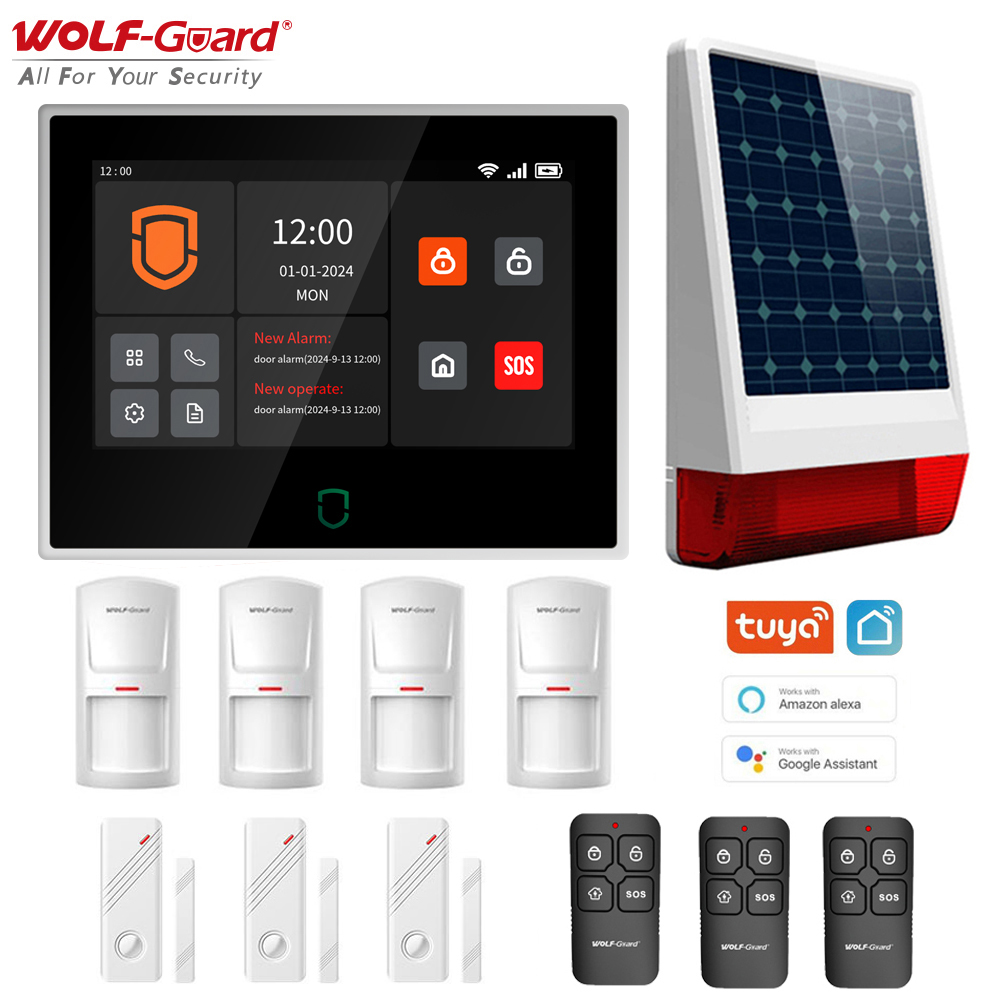 Home Security No Wifi - Wolf-Guard 7 inç Dokunmatik Ekran WiFi