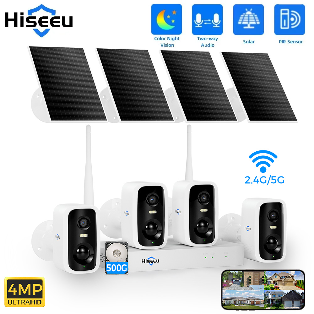 Nvr Kit 8 Channel - Hiseeu 10 Kanallı NVR 4MP WiFi