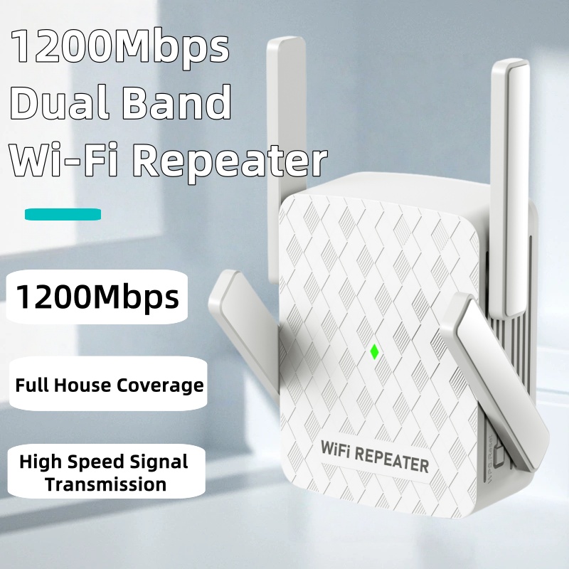 Home Security Bundle - 1200 Mbps 5 Ghz WiFi Tekrarlayıcı
