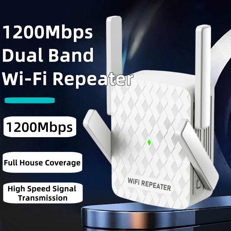 Home Security And Internet - 5Ghz WiFi Tekrarlayıcı 1200Mbps Yönlendirici WiFi