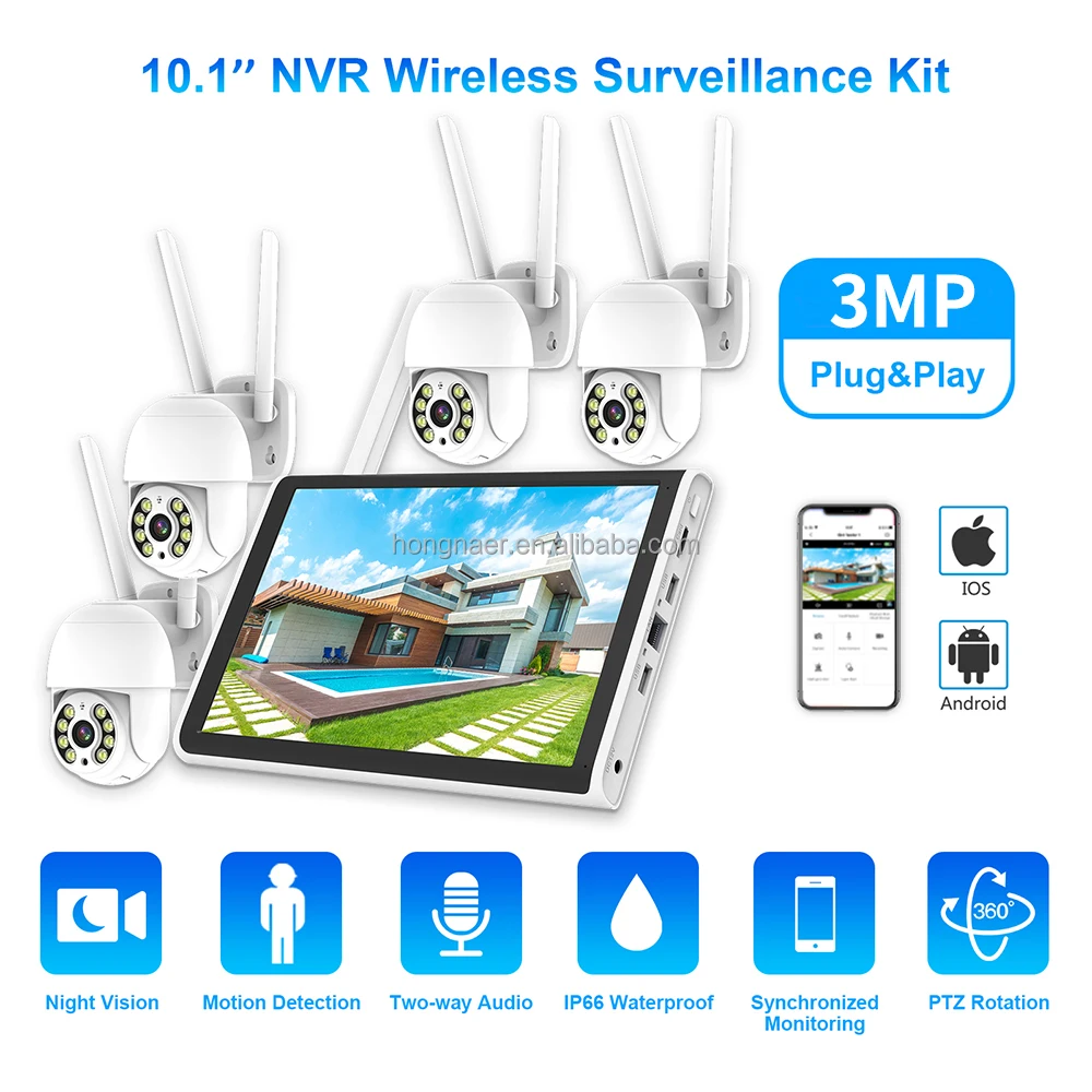 2026 Hongnaer 3MP 4 Kanallı Wi - Home Security Usa incelemesi ve fiyatı