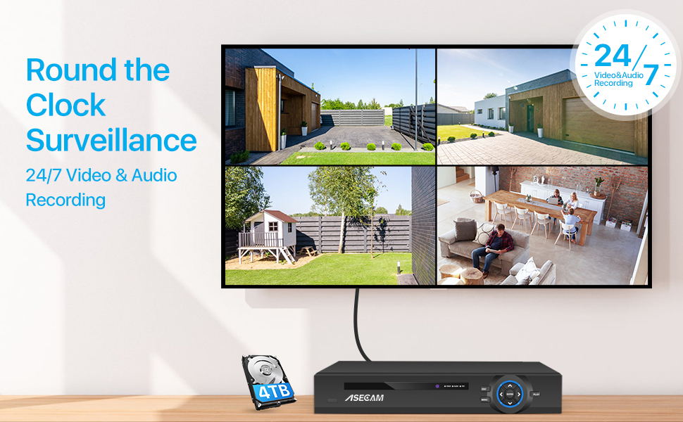 Süper 8MP POE NVR Video Kayded - Home Security With Camera incelemesi ve fiyatı