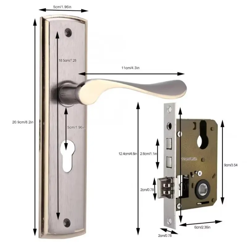 Altın kapı kolu kilidi sessiz  - Home Security Kitchener incelemesi ve fiyatı