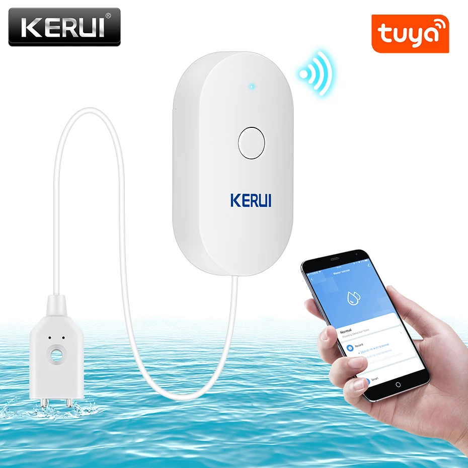 KERUI WiFi Su Sensörü Akıllı E - Home Security Kitchener incelemesi ve fiyatı