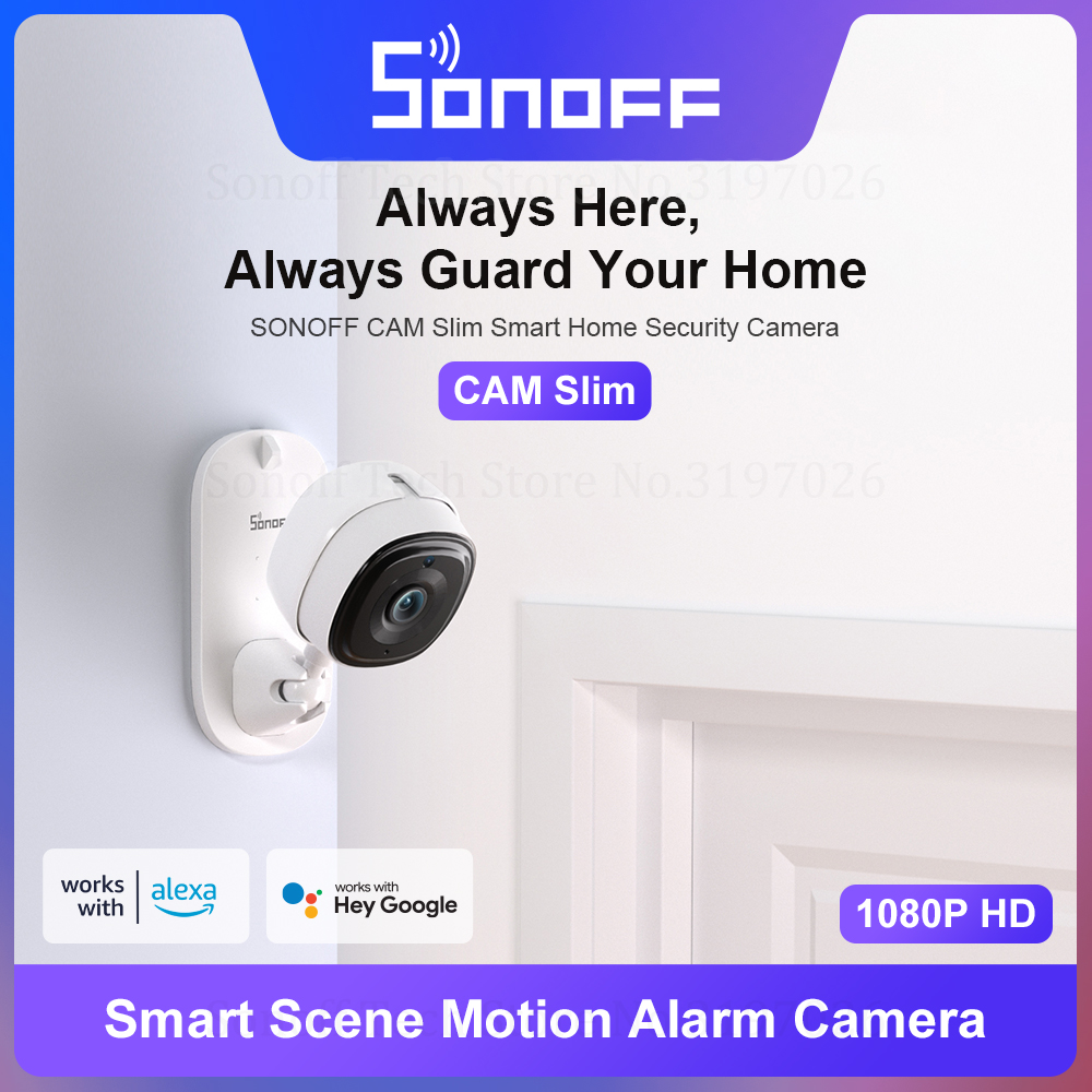 SONOFF 1080P HD Wi-Fi IOT Kame - Home Security Google Camera incelemesi ve fiyatı