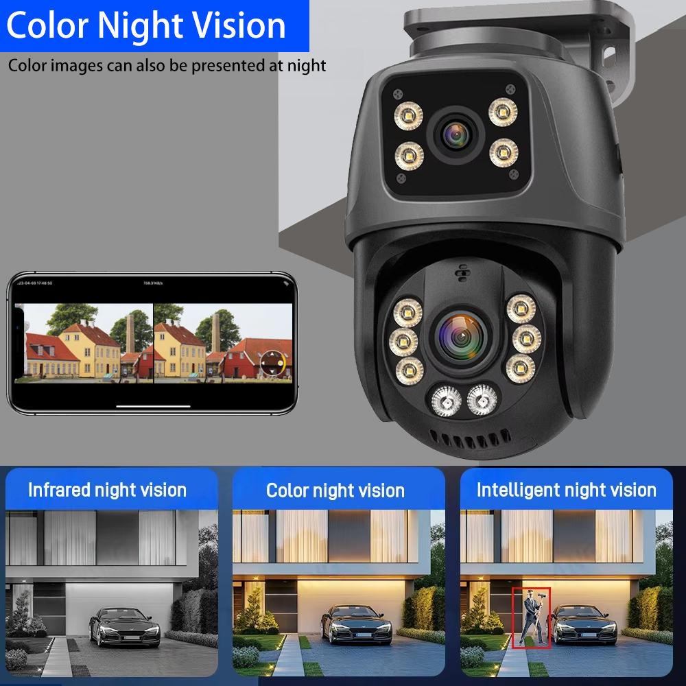 Çift Lens Çift Ekran 8MP 4K 10 - Nvr Kit 8 Channel incelemesi ve fiyatı