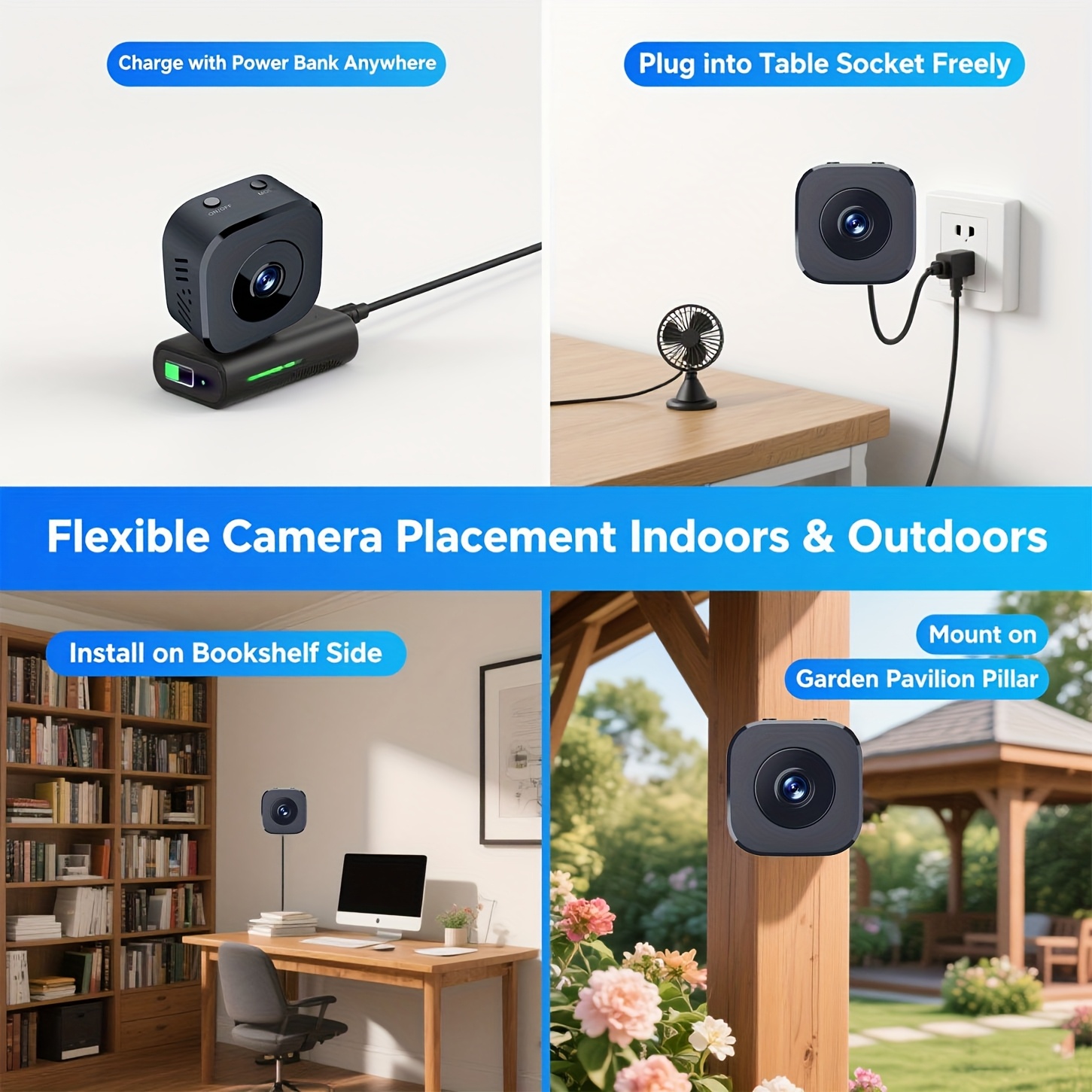 1080P HD Mini WiFi Kamera Kapa - Home Security With Camera incelemesi ve fiyatı