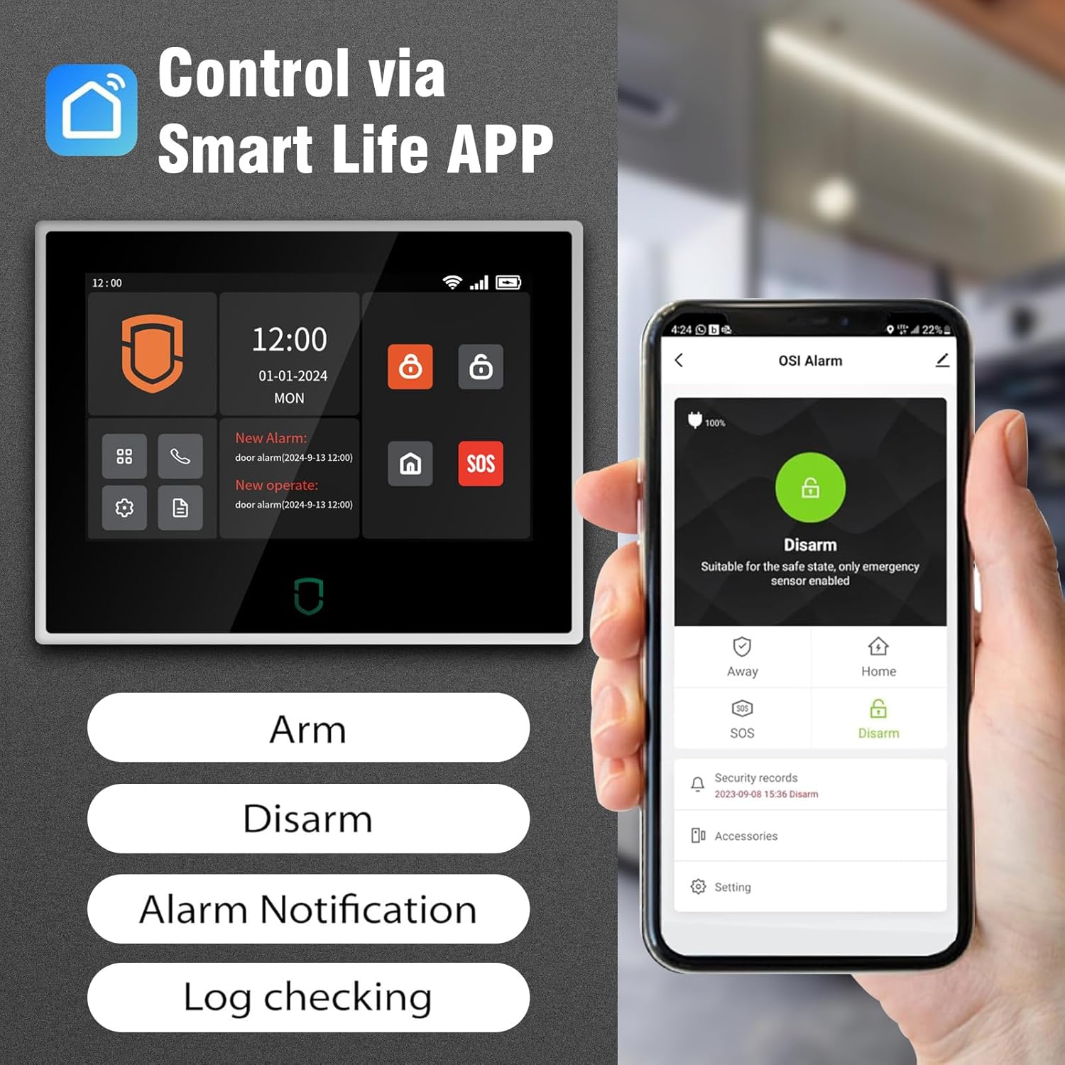 Wolf-Guard 7 inç Dokunmatik Ek - Home Security No Wifi incelemesi ve fiyatı