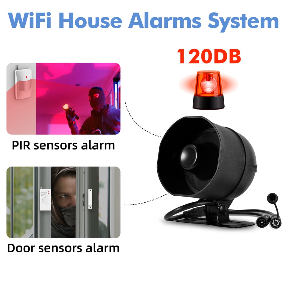 KERUI 120db Siren Alarm Sistem - Home Security No Wifi incelemesi ve fiyatı