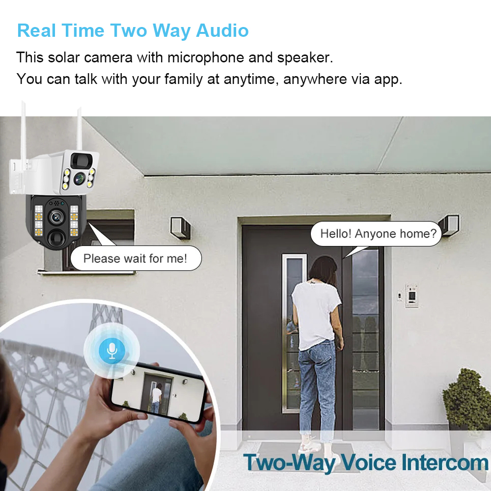 WiFi/4G güneş kamera IP CCTV g - Home Security No Wifi incelemesi ve fiyatı