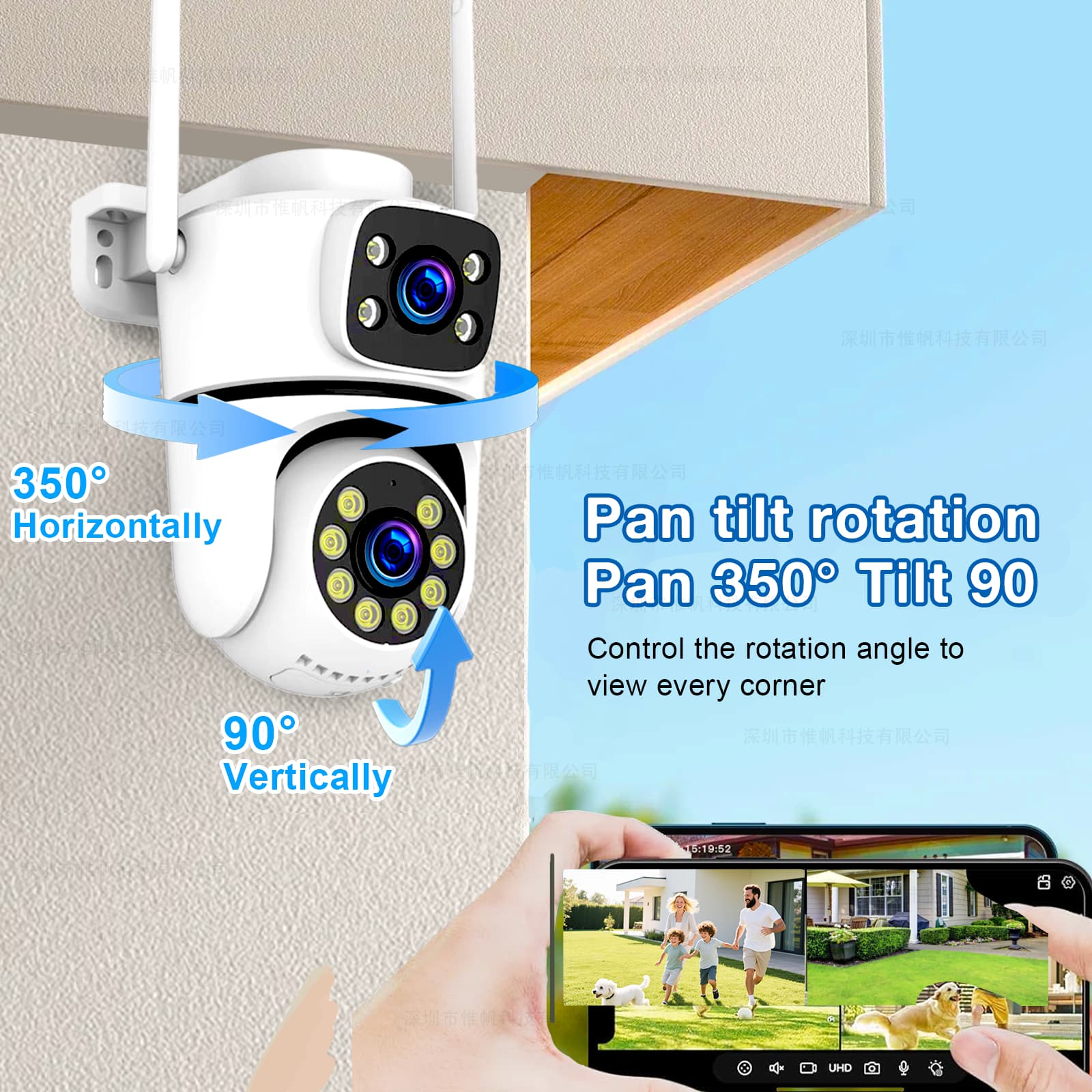 Tuya 10MP HD Çift Lensli 5G Wi - Home Security Google Camera incelemesi ve fiyatı