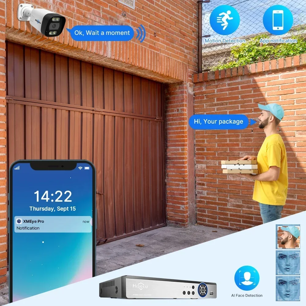 Hiseeu 4K 8 Kanal 8MP Dış Meka - Nvr Kit 8 Channel incelemesi ve fiyatı