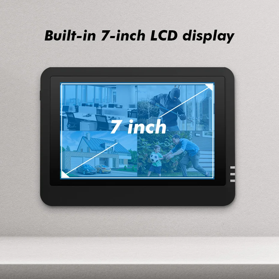 FUERS 7 inç NVR Ekran 8CH Kabl - Nvr Kit 8 Channel incelemesi ve fiyatı