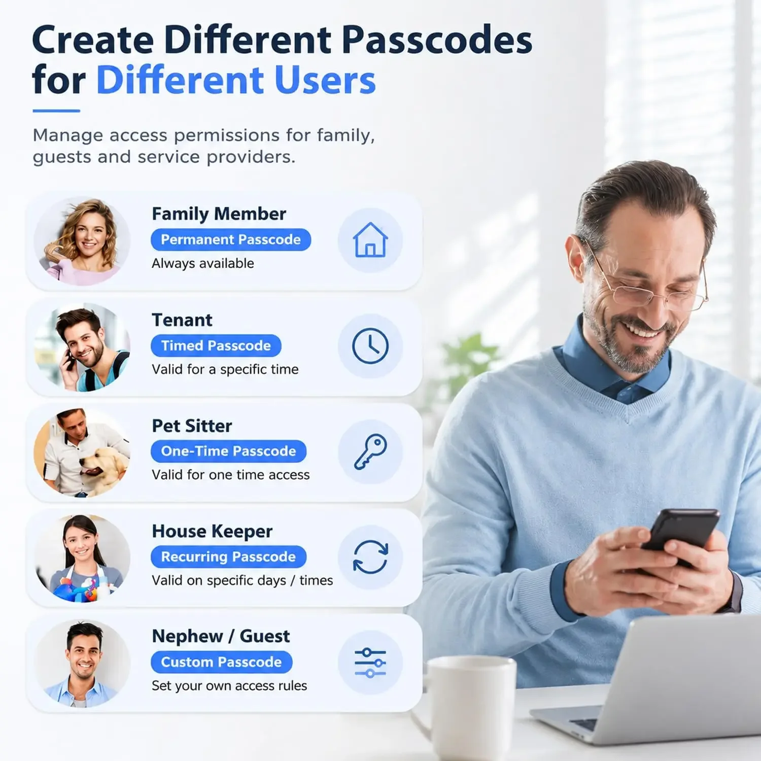 Akıllı Kapı Kilidi Parmak İzi  - Home Security No Wifi incelemesi ve fiyatı